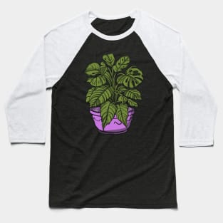 Monstera plant Baseball T-Shirt